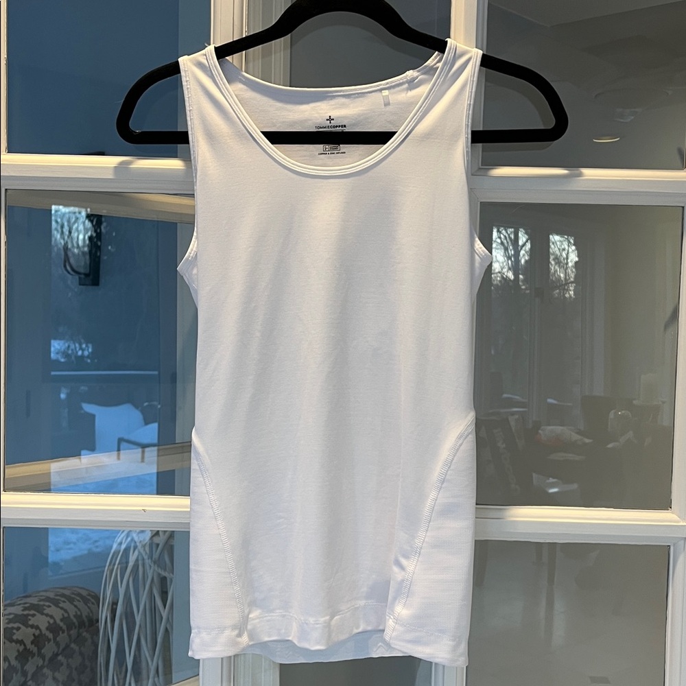 Tommie Copper White Support Tank Short Size M NEW - Picture 3 of 5